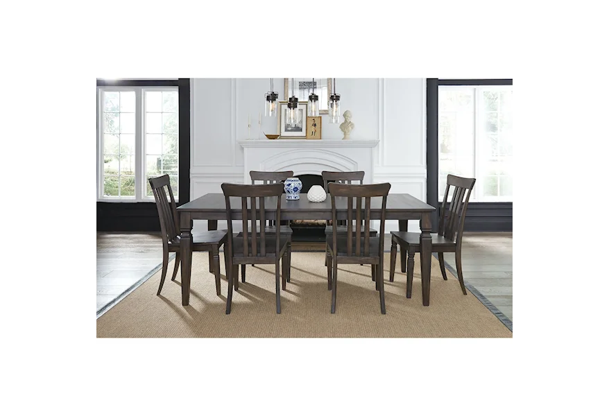 Kingston 7-Piece Dining Set  by AAmerica at Esprit Decor Home Furnishings